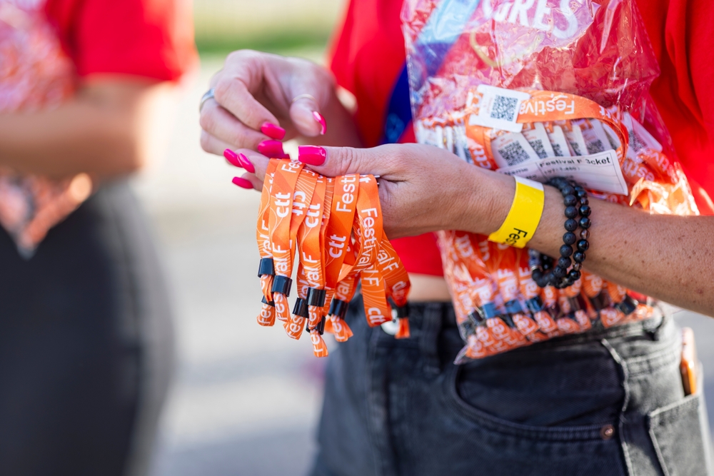 Festival wristband marketing