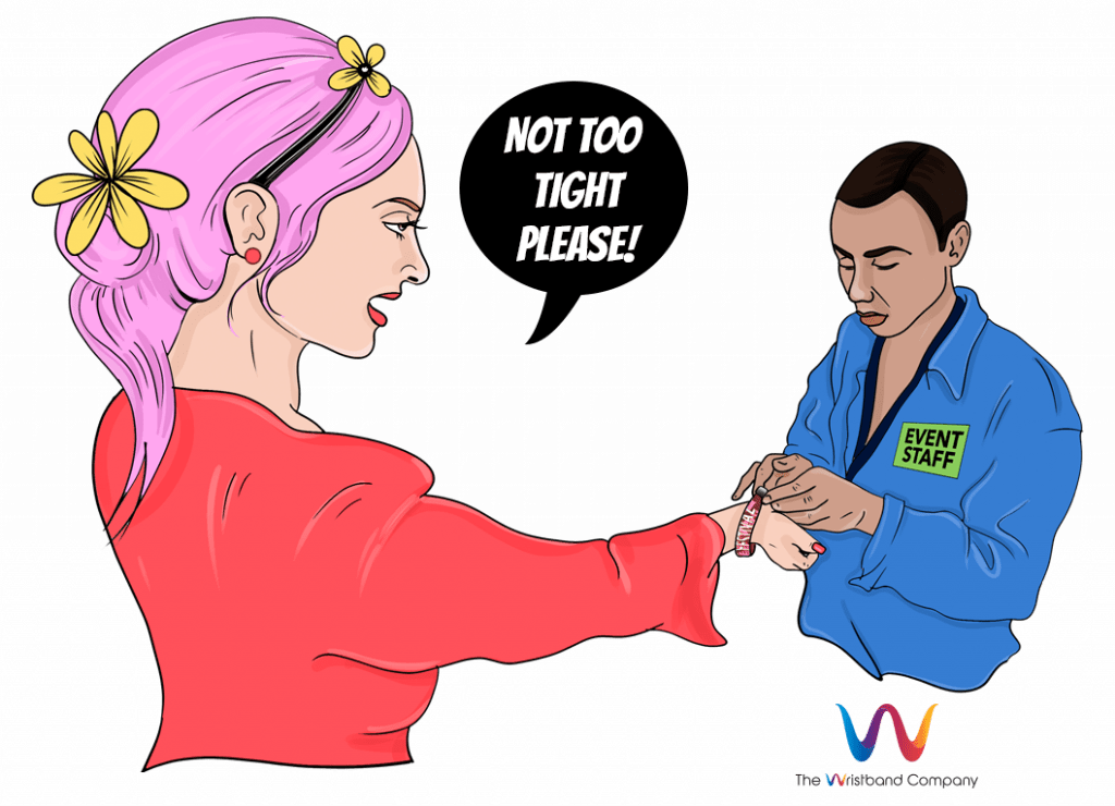 How to remove festival wristband