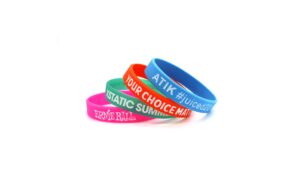 Embossed Silicone Wristbands