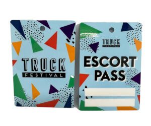 Coloured Lanyard Cards