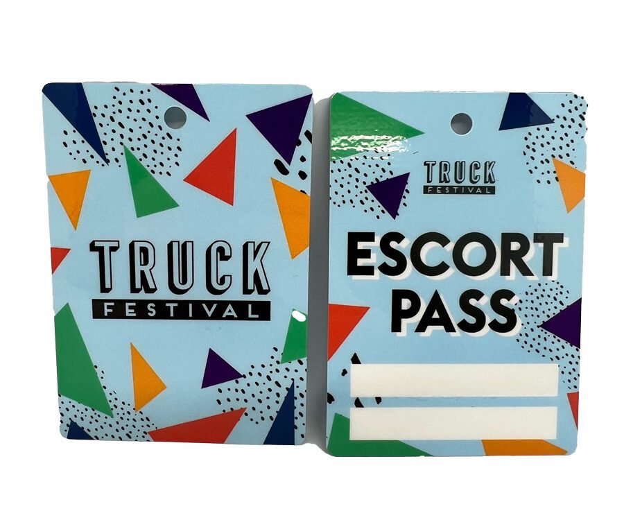 Coloured Lanyard Cards